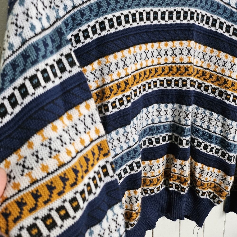Sears vintage patterned knit sweater (The Mens Store) - Picture 4 of 6